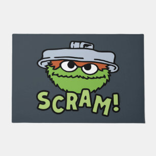 Sesame Street   Oscar the Grouch Scram! Doormat