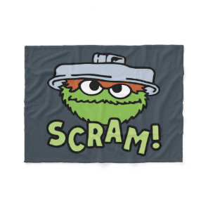 Sesame Street | Oscar the Grouch Scram! Fleece Blanket