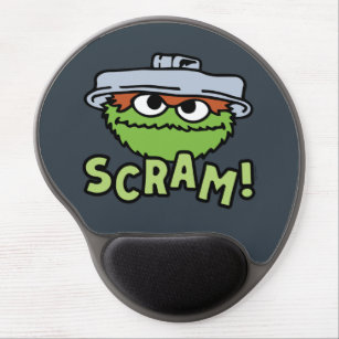 Sesame Street   Oscar the Grouch Scram! Gel Mouse Pad