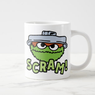 Sesame Street   Oscar the Grouch Scram! Giant Coffee Mug