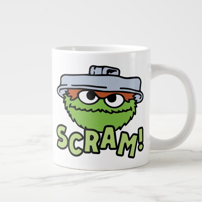 Sesame Street | Oscar the Grouch Scram! Giant Coffee Mug (Right)