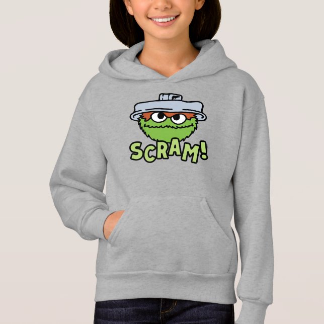 Sesame Street | Oscar the Grouch Scram! Hoodie (Front)
