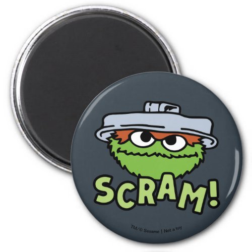 Sesame Street  Oscar the Grouch Scram Magnet