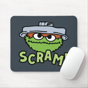 Sesame Street   Oscar the Grouch Scram! Mouse Pad