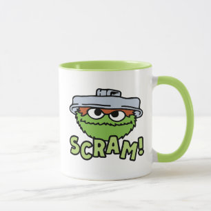 Sesame Street   Oscar the Grouch Scram! Mug