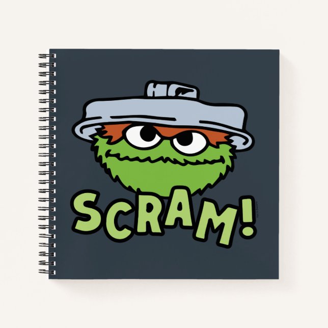 Sesame Street | Oscar the Grouch Scram! Notebook (Front)