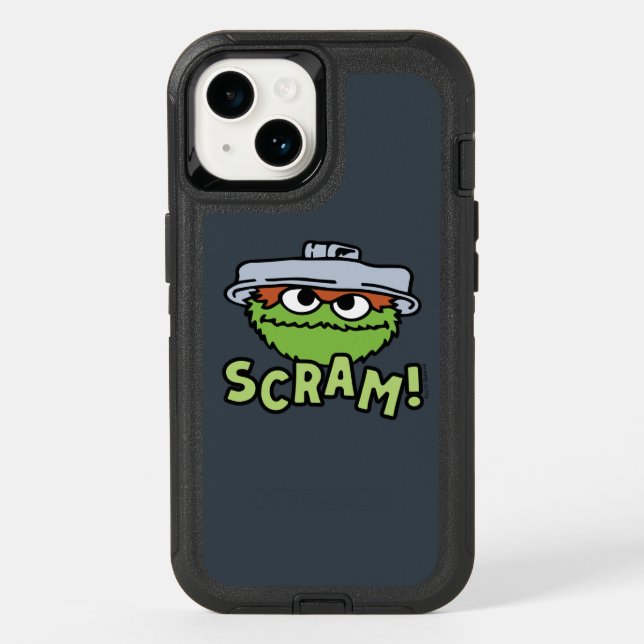 Sesame Street | Oscar the Grouch Scram! Otterbox iPhone Case (Back)