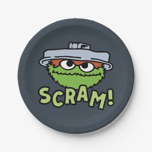 Sesame Street  Oscar the Grouch Scram Paper Plates