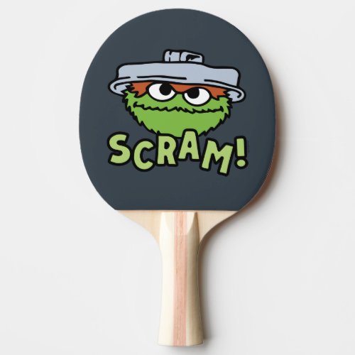 Sesame Street  Oscar the Grouch Scram Ping Pong Paddle