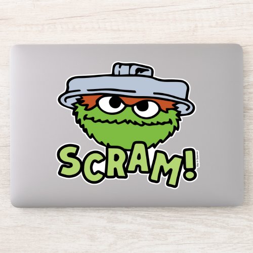 Sesame Street  Oscar the Grouch Scram Sticker