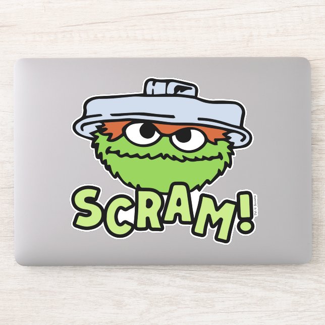 Sesame Street | Oscar the Grouch Scram! Sticker (Computer)