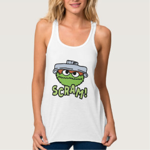 Sesame Street Oscar the Grouch Scram! Tank Top