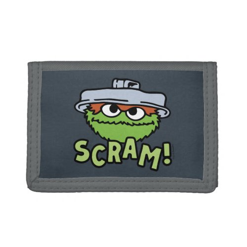 Sesame Street  Oscar the Grouch Scram Trifold Wallet