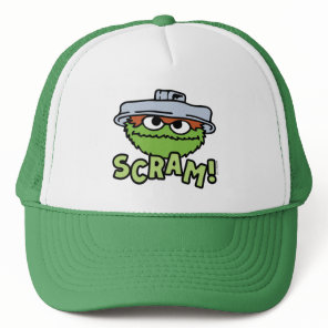 Sesame Street | Oscar the Grouch Scram! Trucker Hat Sesame Street | Oscar the Grouch Scram! Trucker Hat