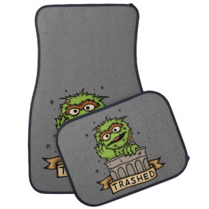 Sesame Street Oscar the Grouch Trashed Car Floor Mat