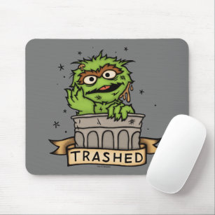 Sesame Street   Oscar the Grouch Trashed Mouse Pad