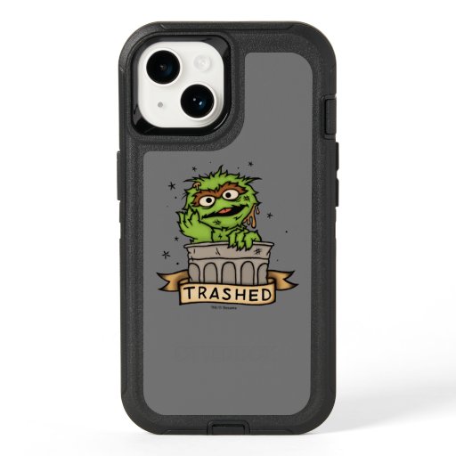 Sesame Street | Oscar the Grouch Trashed OtterBox iPhone 14 Case