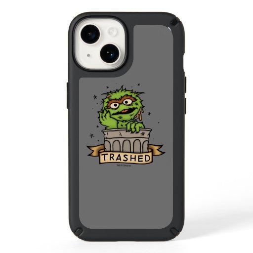 Sesame Street | Oscar the Grouch Trashed Speck iPhone 14 Case