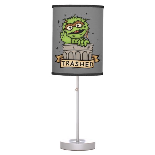 Sesame Street  Oscar the Grouch Trashed Table Lamp