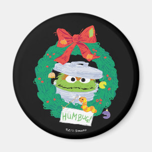 Sesame Street Oscar the Grouch Wreath Magnet