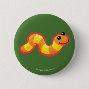 Sesame Street Oscar's Pet Worm Slimey Button