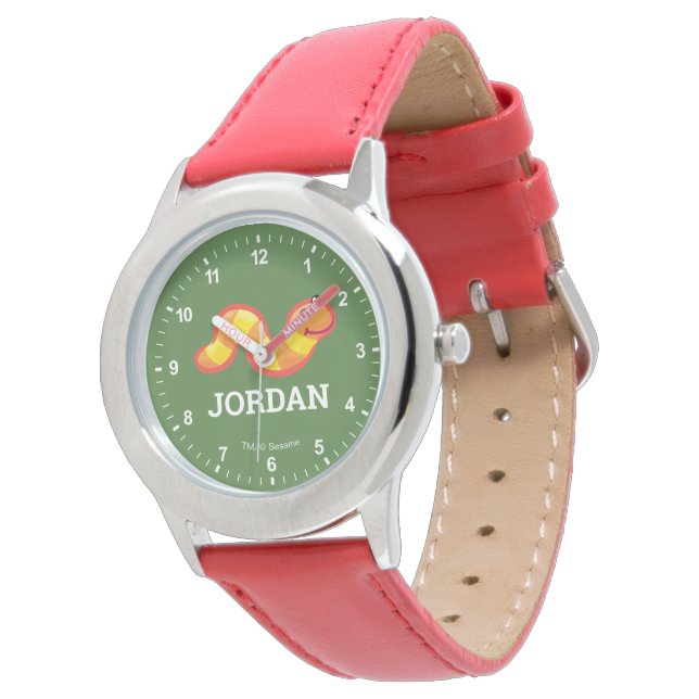Sesame Street | Oscar's Pet Worm Slimey Watch (Angled)