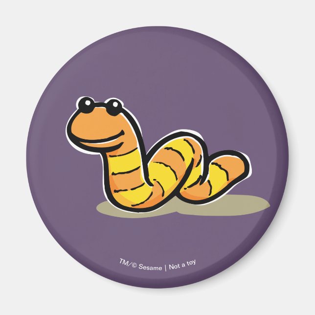 Sesame Street | Oscar's Slimey the Worm Magnet (Front)