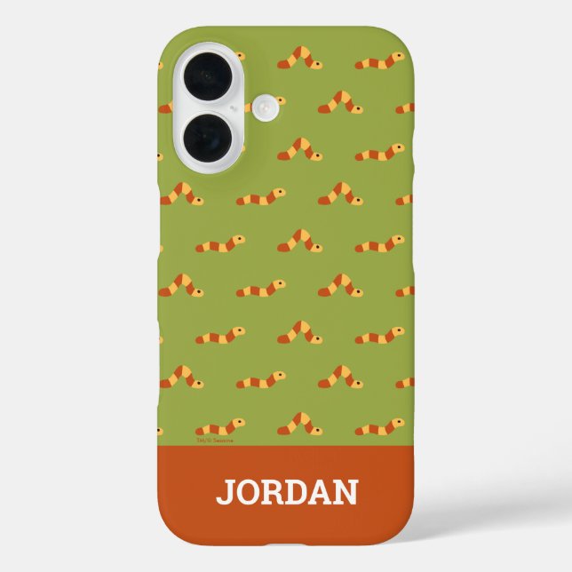 Sesame Street | Oscar's Worm Slimey Pattern Case-Mate iPhone Case (Back)
