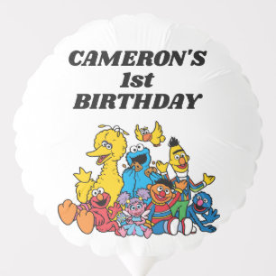 Sesame Street Pals 1st Birthday Balloon