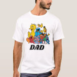 Sesame Street Pals 1st Birthday Dad T-Shirt<br><div class="desc">Celebrate your little one’s milestone with this vibrant t-shirt for proud dads, featuring Elmo, Big Bird, and Cookie Monster from Sesame Street. Surrounded by colorful balloons and playful accents, the design includes the phrase "1st Birthday Dad, " making it the perfect outfit for a Sesame Street-themed birthday celebration. This cheerful...</div>