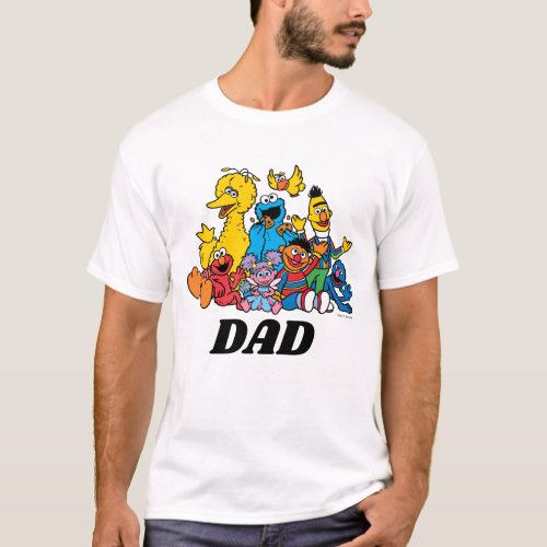 Sesame Street Pals 1st Birthday Dad T_Shirt