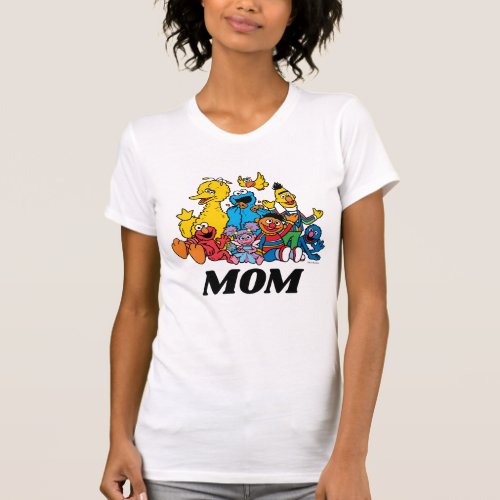 Sesame Street Pals 1st Birthday Mom T_Shirt