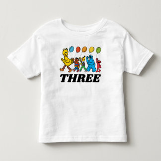 Sesame Street Pals | 3rd Birthday Balloons Toddler T-shirt