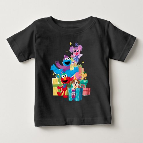 Sesame Street Pals and Presents Baby T_Shirt