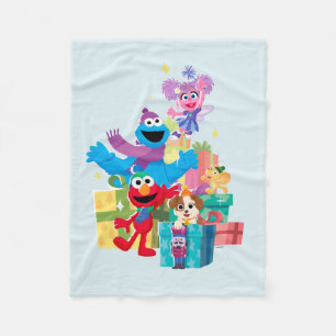 Sesame Street Pals and Presents Fleece Blanket