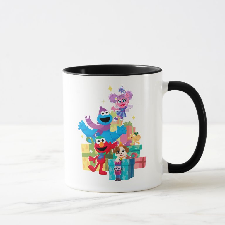 Sesame Street Pals and Presents Mug