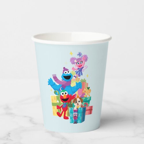 Sesame Street Pals and Presents Paper Cups