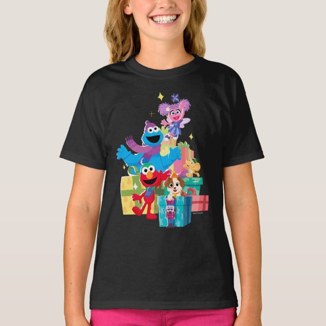 Sesame Street Pals and Presents T-Shirt (Front)