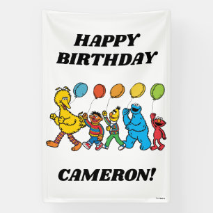 Sesame Street Pals Balloons Birthday Banner