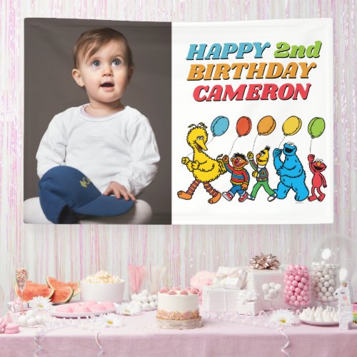 Sesame Street Pals Balloons Birthday Banner