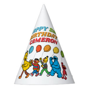 Sesame Street Pals Balloons Birthday Party Hat
