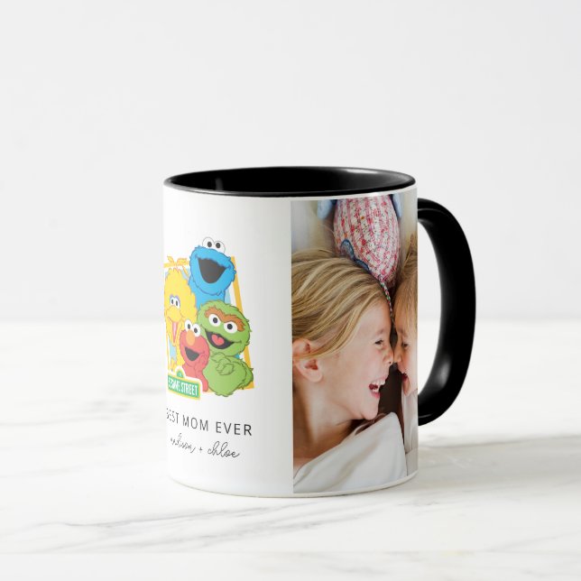Sesame Street Pals| Best Mom - Photo Mug (Front Right)
