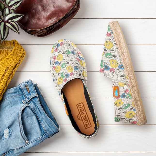 Sesame Street Pals | Big Head Vintage Pattern Espadrilles (Creator Uploaded)