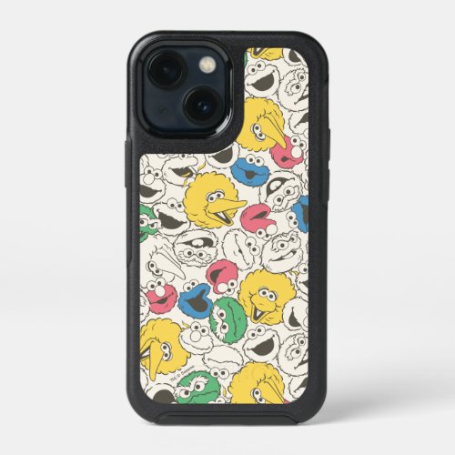 Sesame Street Pals  Big Head Vintage Pattern iPhone 13 Mini Case
