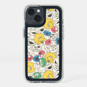 Sesame Street Pals   Big Head Vintage Pattern Speck iPhone 13 Case