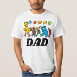 Sesame Street Pals | Birthday Balloons - Dad T-Shi T-Shirt<br><div class="desc">Celebrate your child's Birthday with this super cute Birthday Dad Shirt featuring all your favorite Sesame Pals. © 2021 Sesame Workshop.</div>