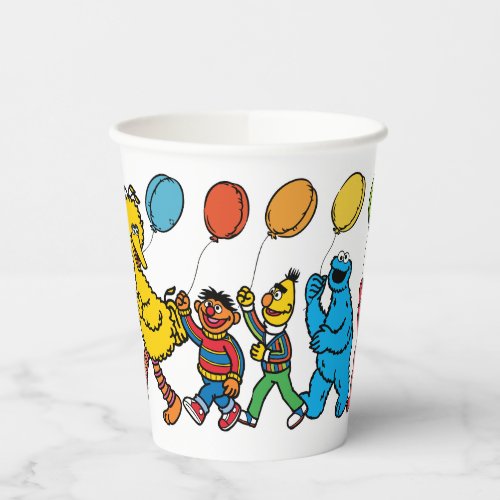 Sesame Street Pals  Birthday Balloons Paper Cups