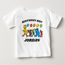 Sesame Street Pals | Birthday Boy Birthday Baby T-Shirt