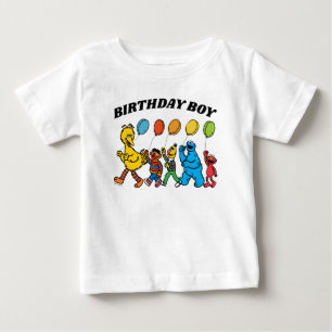 Sesame Street Pals   Birthday Boy Birthday Baby T-Shirt