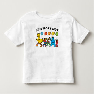 Sesame Street Pals   Birthday Boy Birthday Toddler T-shirt